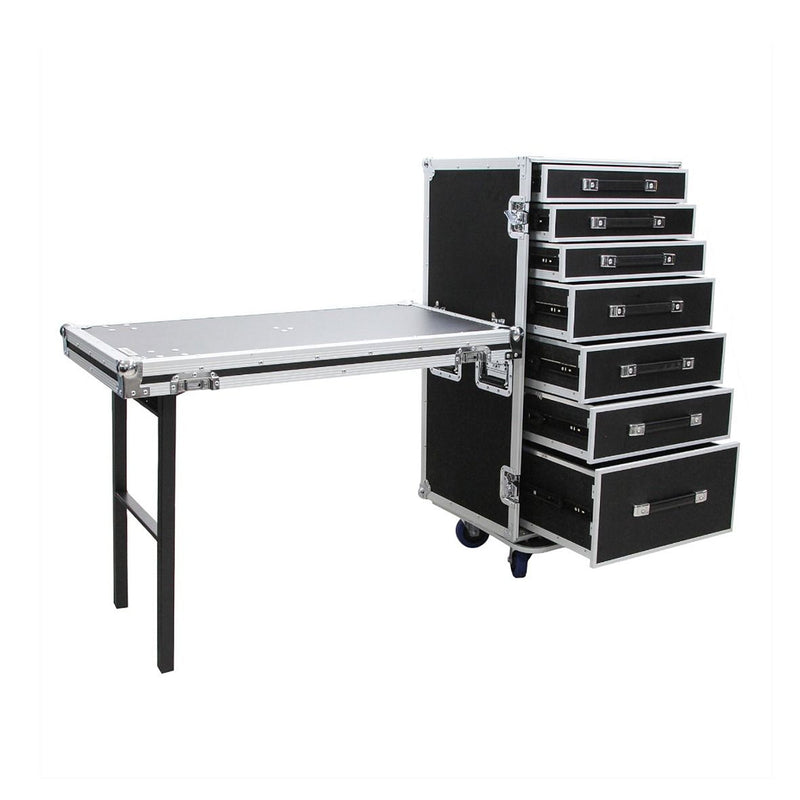 Introducing the Trojan Pro 7-drawer roadie flight case with wheels