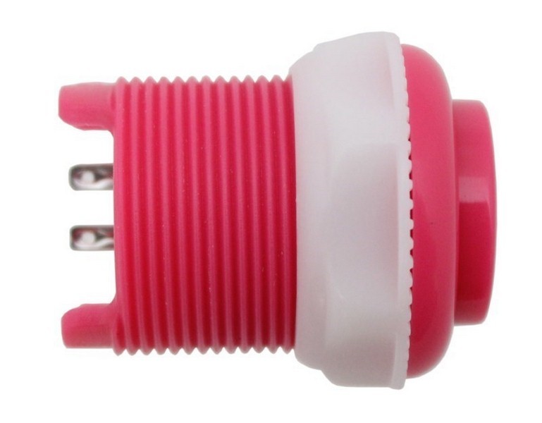 Arcade Push Button 33mm, Pink