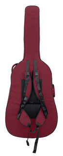 Tom & Will Double Bass Gig Bag - Burgundy With Grey Interior