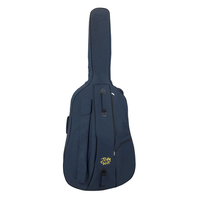 Tom & Will Double Bass Gig Bag - Blue With Blue Interior