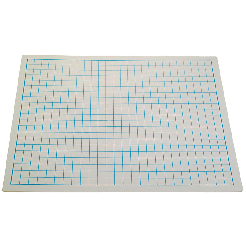 WRITE 'N' WIPE BOARDS, 20mm Grid - Flexible, A4, Pack of 30