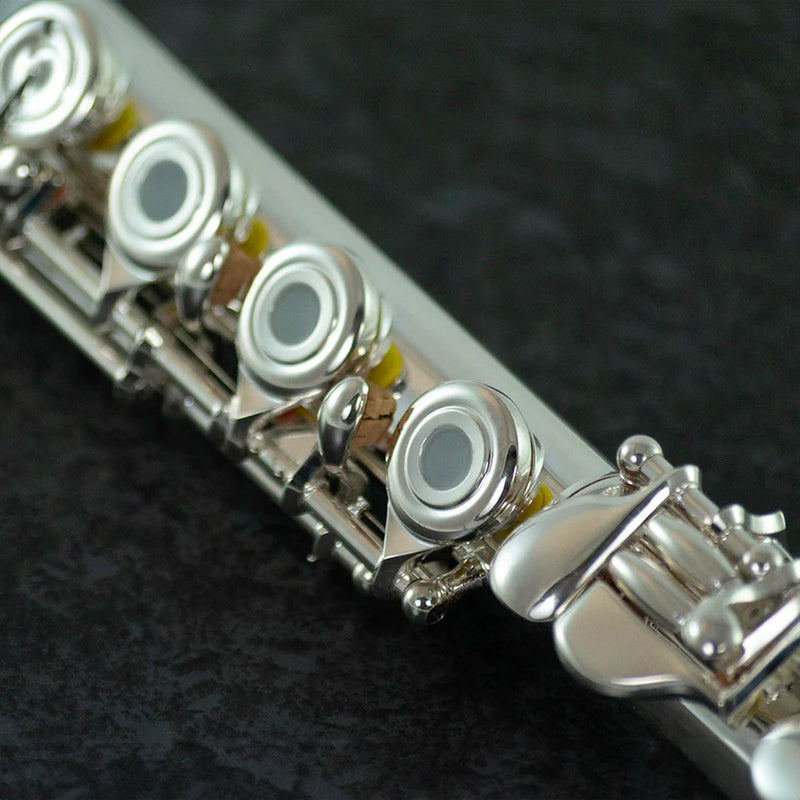 John Packer JP211RBE silver plated open hole B-foot flute outfit