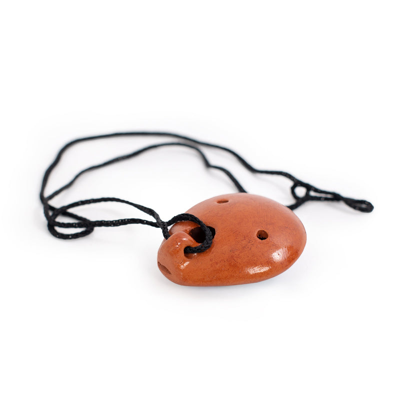 Percussion Plus Honestly Made Mini clay painted ocarina