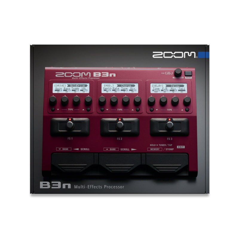 Zoom B3n multi-effects processor for bassists