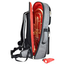 Tom & Will tenor horn gig bag - Grey with red interior