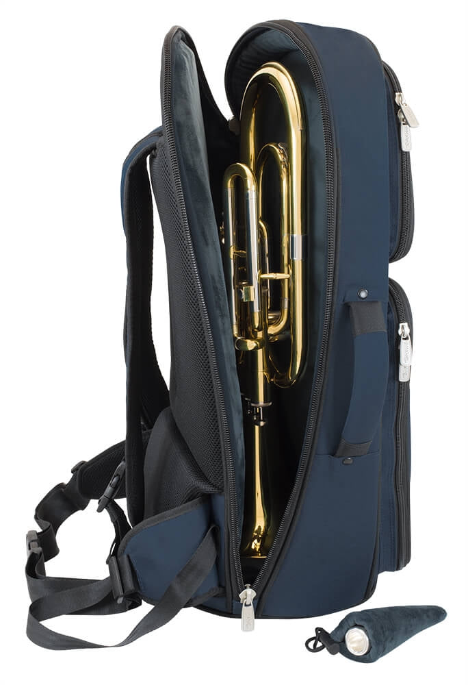 Tom & Will Tenor Horn Gig Bag - Blue With Blue Interior