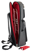 Tom & Will Trumpet Gig Bag - Grey With Red Interior