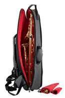 Tom & Will Tenor Sax Gig Bag - Grey With Red Interior