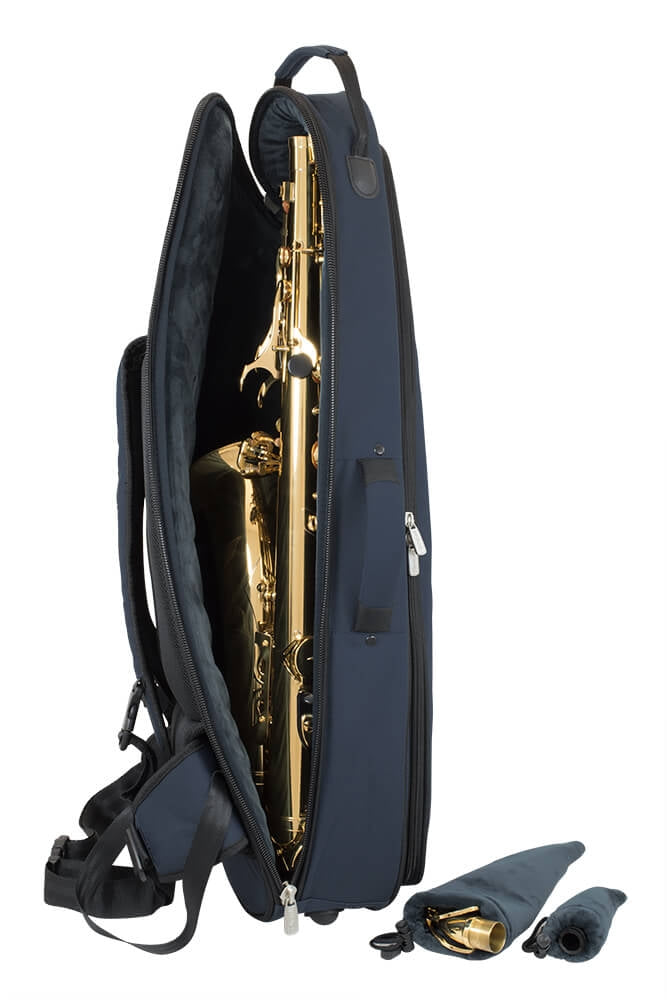 Tom & Will Tenor Sax Gig Bag - Blue With Blue Interior