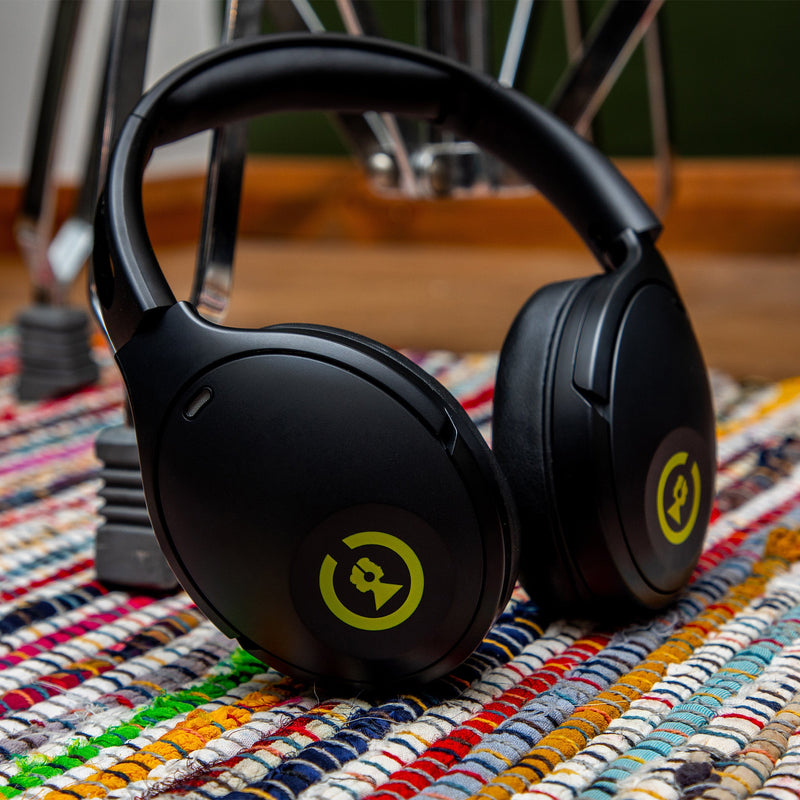 Soho 2.6 Hybrid active noise cancelling wireless bluetooth headphones - Black