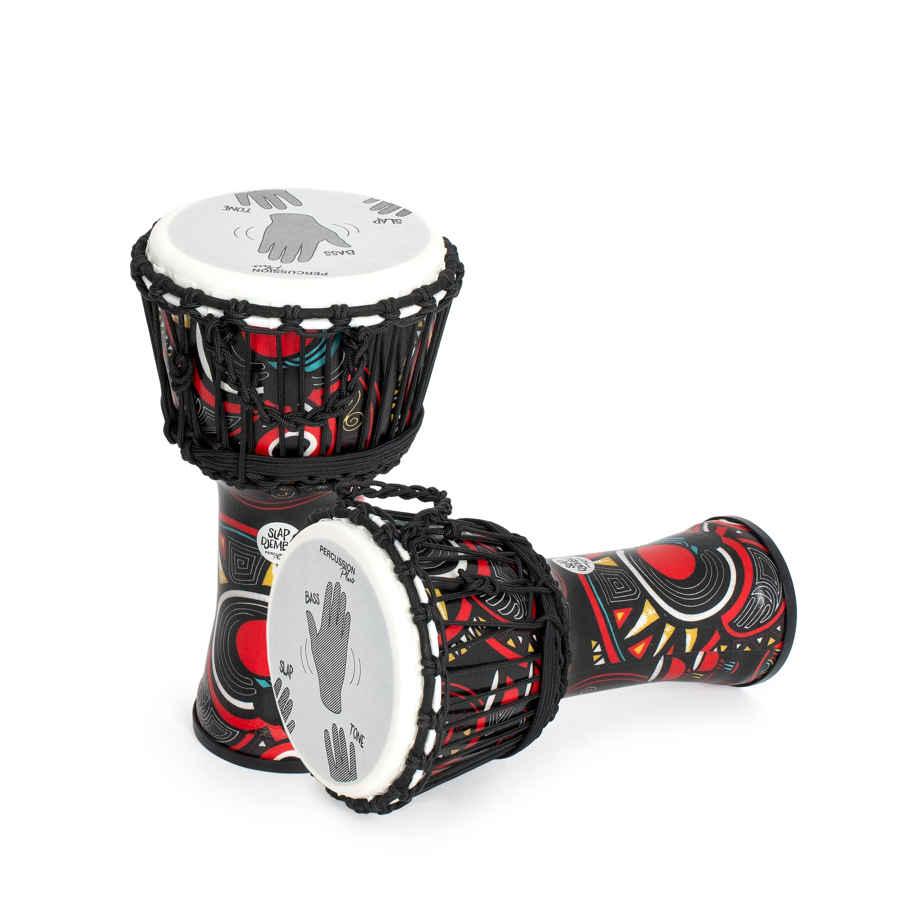 Percussion Plus Slap Djembe, Pretuned, 8 Inch Head, Carnival