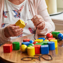 Giant Wooden Lacing Beads PK24