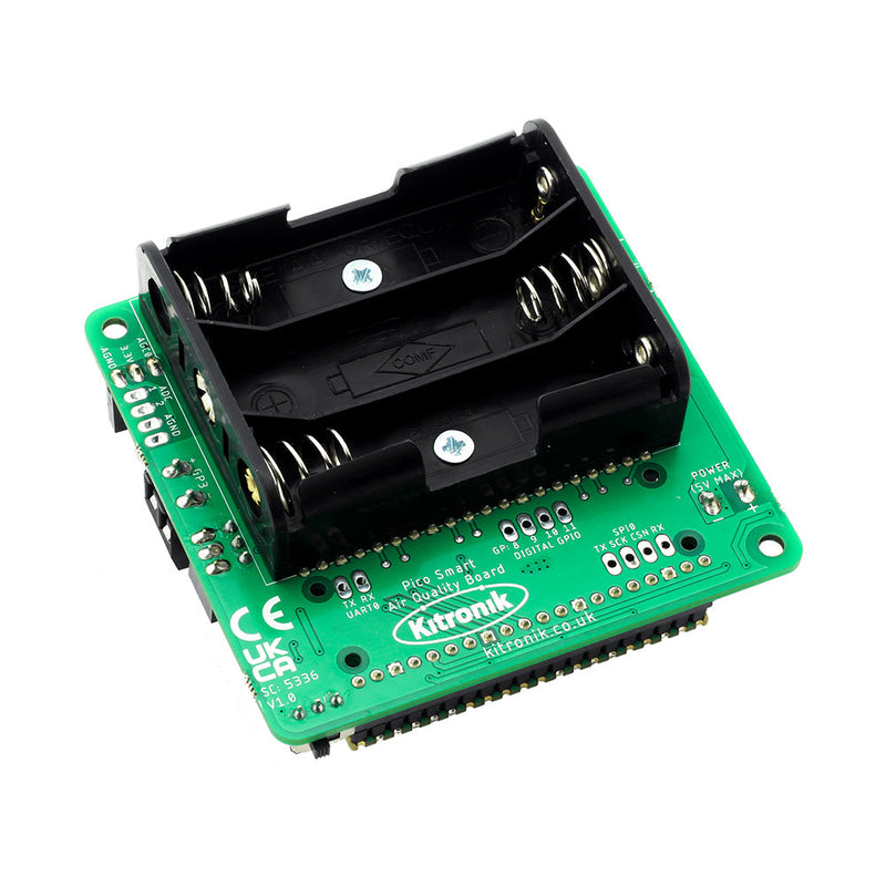 Kitronik Air Quality Datalogging Board for Raspberry Pi Pico