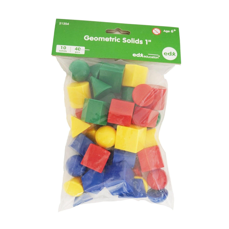 Geometric Solids 1" PK40