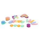 Translucent Junior Rainbow Pebbles PK36
