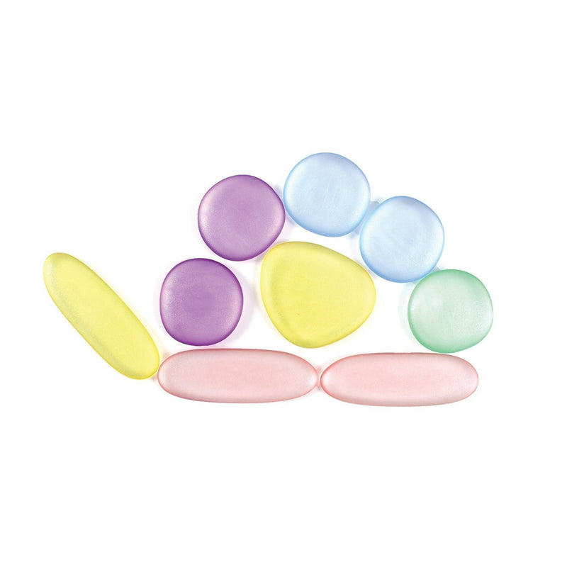 Translucent Junior Rainbow Pebbles PK36
