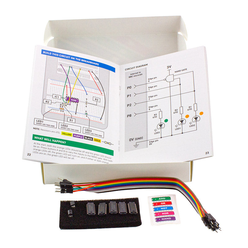 Digital Logic Pack for Kitronik Inventor's Kit for the BBC micro:bit