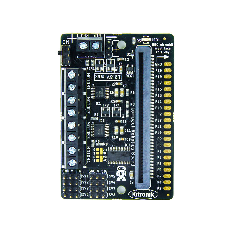 Kitronik Compact All-In-One Robotics Board for BBC micro:bit