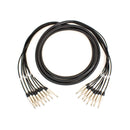Pro Neutrik 8-way unbalanced jack loom - 4m