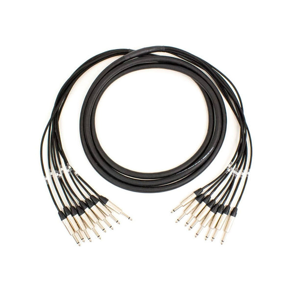 Pro Neutrik 8-way unbalanced jack loom - 4m