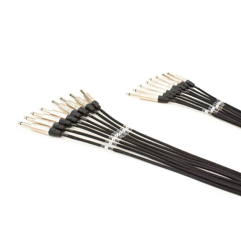 Pro Neutrik 8-way unbalanced jack loom - 4m