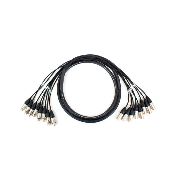 Pro Neutrik 8-way XLR loom - 10m