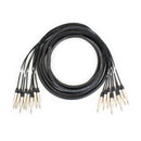 Pro Neutrik 8-way balanced jack loom - 5m