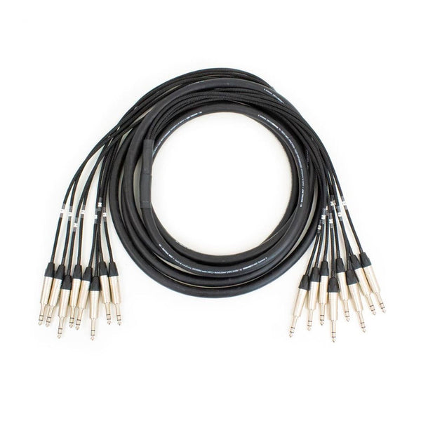 Pro Neutrik 8-way balanced jack loom - 5m