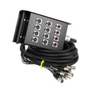Studiospares stage box cable snake -15m - 8 XLR