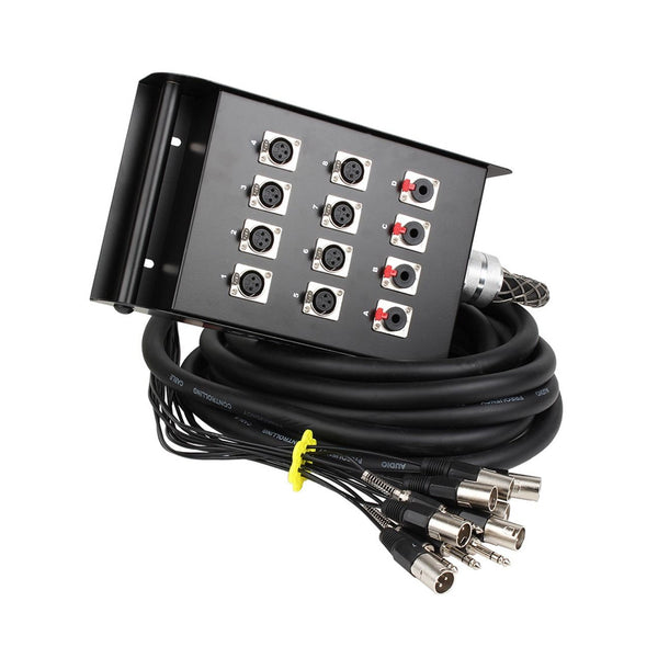 Studiospares stage box cable snake -15m - 8 XLR