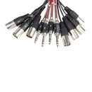 Studiospares stage box cable snake -15m - 8 XLR