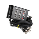 Studiospares Snake 8 XLR + 4 jack stage box - 8m