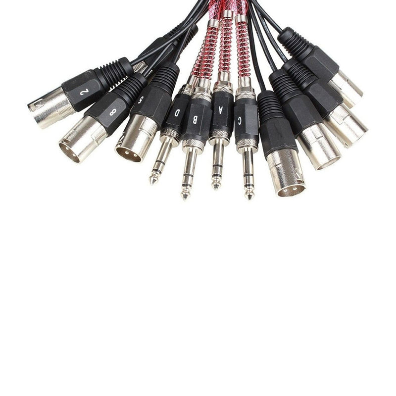 Studiospares Snake 8 XLR + 4 jack stage box - 8m