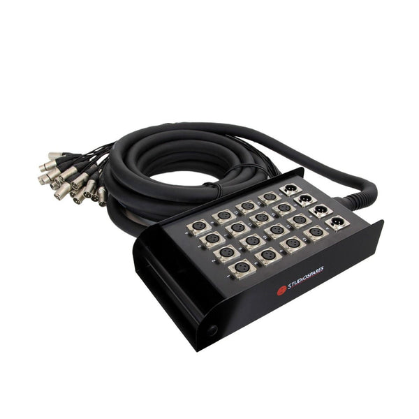 StudioSpares cable snake 16 XLR + 4 XLR returns - 8m