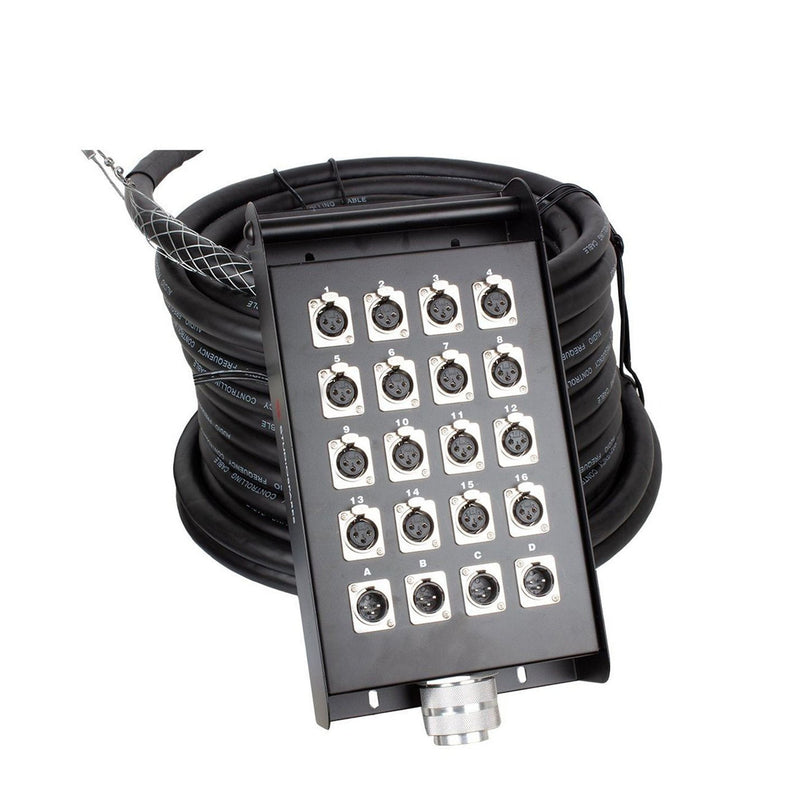 StudioSpares cable snake 16 XLR + 4 XLR returns - 8m