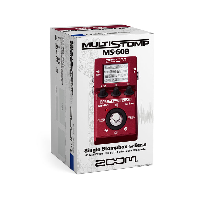 Zoom MS-60B MultiStomp bass pedal