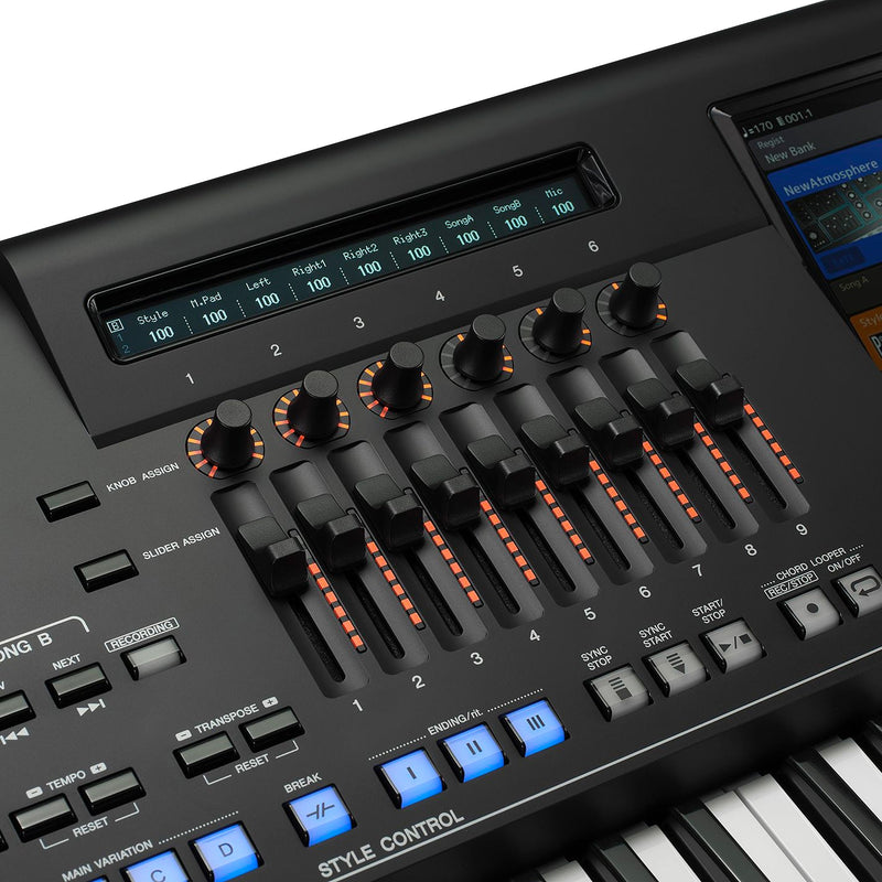 Yamaha Genos2 digital workstation keyboard