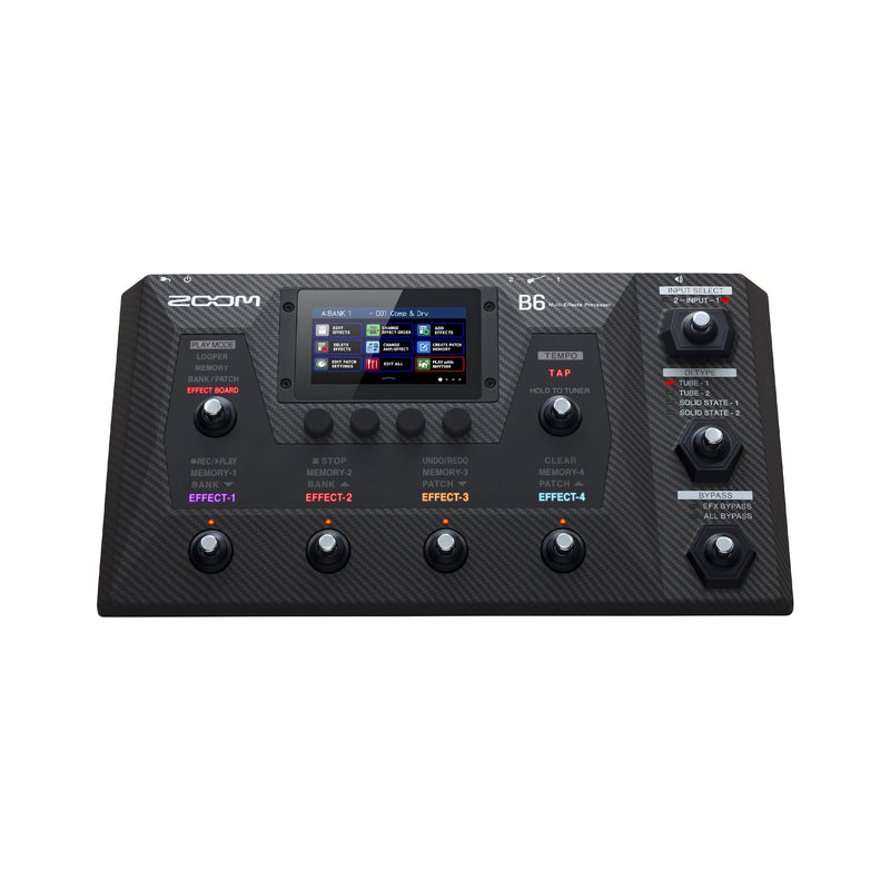 Zoom B6 multi-effects processor for bassists