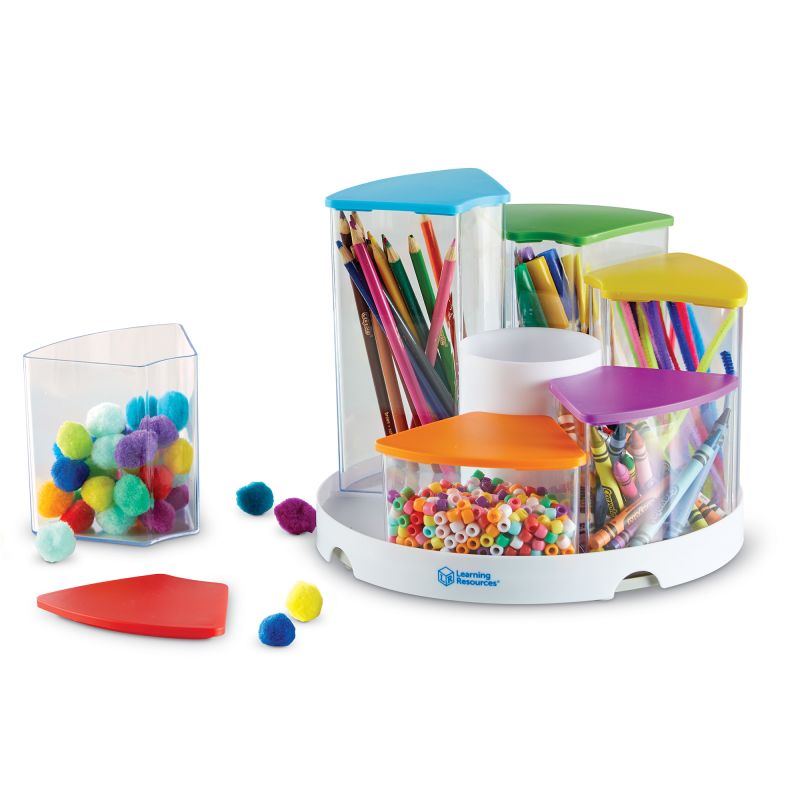 Create-a-Space™ See-Thru Spinning Bins