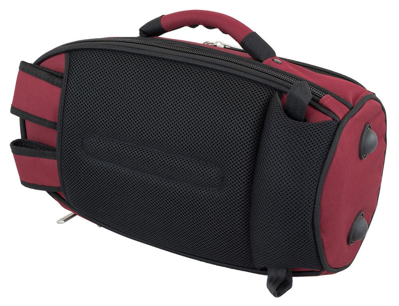 Tom & Will cornet gig bag - Burgundy with grey interior