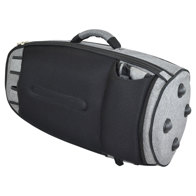 Tom & Will tenor horn gig bag - Grey with red interior