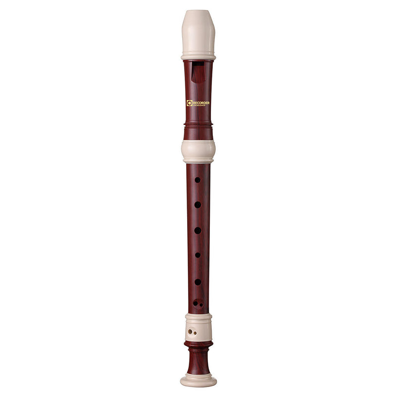Recorder Workshop Simulated Rosewood And Ivory Descant Recorder