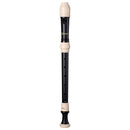 Recorder Workshop Treble Recorder And Bag - Black With White Trim
