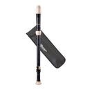 Recorder Workshop Tenor Recorder And Bag - Black With White Trim