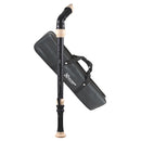Recorder Workshop Bass Recorder And Bag - Black With White Trim