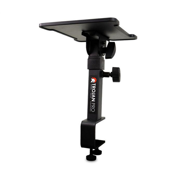 Trojan Pro monitor speaker stands desk clamp-on-set of 2