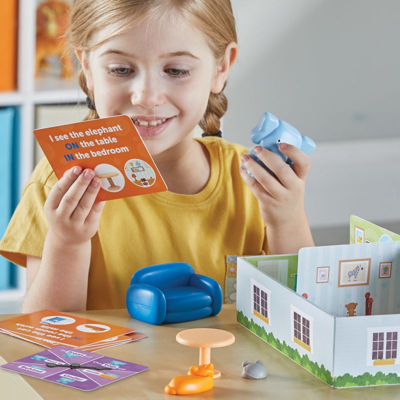 Elephant in the Room Positional Words Activity Set