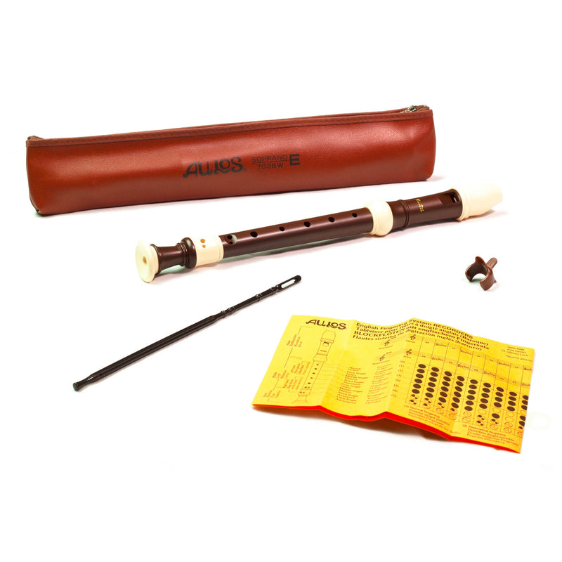 Aulos 703W Haka Descant Recorder