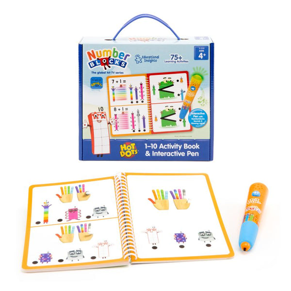 Hot Dots® Numberblocks® 1–10 Activity Book
& Interactive Pen