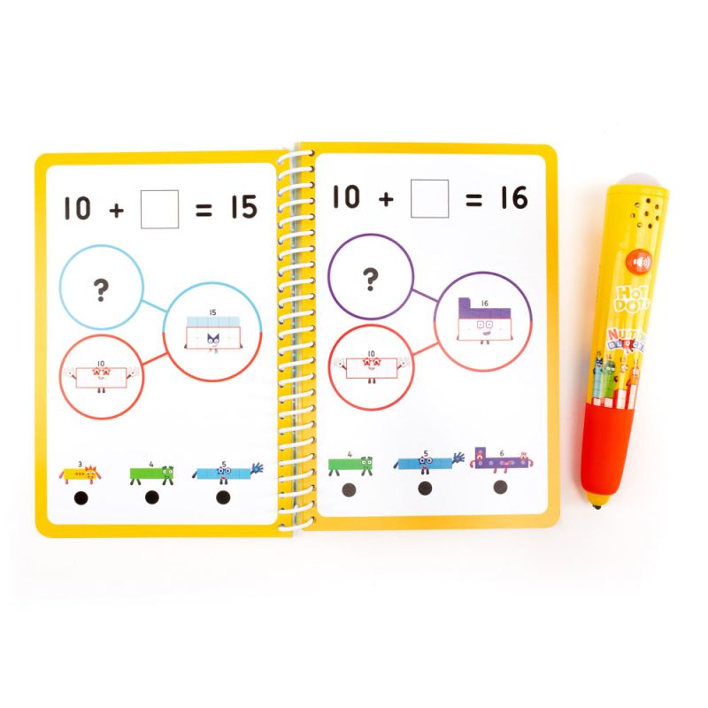 Hot Dots® Numberblocks® 11-20 Activity Book & Interactive Pen